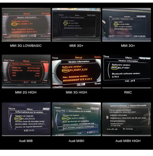 CarPlay за Audi: MMI 3G, MMI 3G HN+, RMC, MIB. Коя система имам?