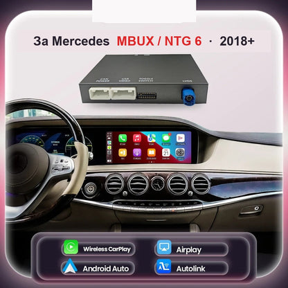 CarPlay за Mercedes A / B / C / GLA / GLB / GLE 2018+ | NTG 6 / MBUX
