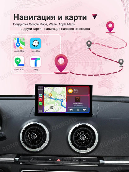 CarPlay за Audi A3/A4/A5/A6/A7/Q2/Q5L/Q7 2014-2022 | MIB