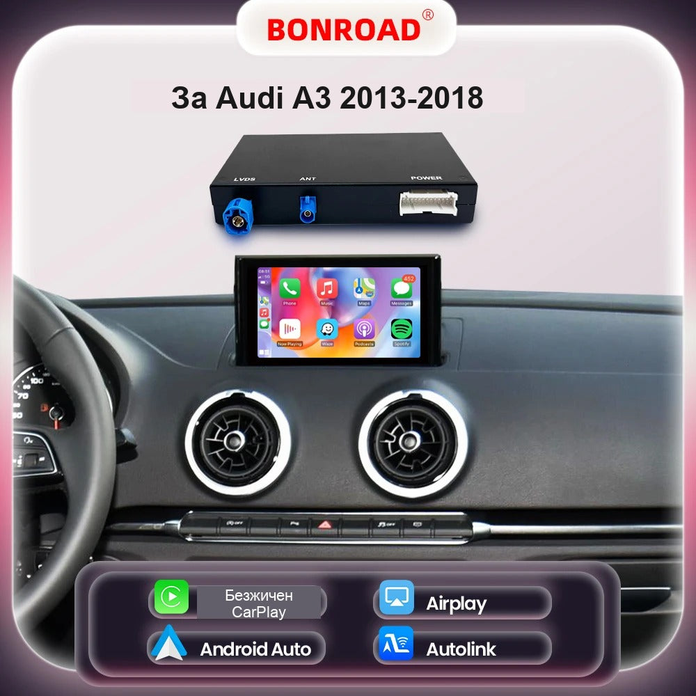 CarPlay за Audi A3/A4/A5/A6/A7/Q2/Q5L/Q7 2014-2022 | MIB