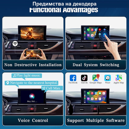 CarPlay за Audi A6 / A7 2010-2015 | MMI 3G (6.5"/7")