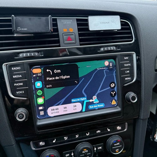 VW MIB2 Discover Pro екран с CarPlay